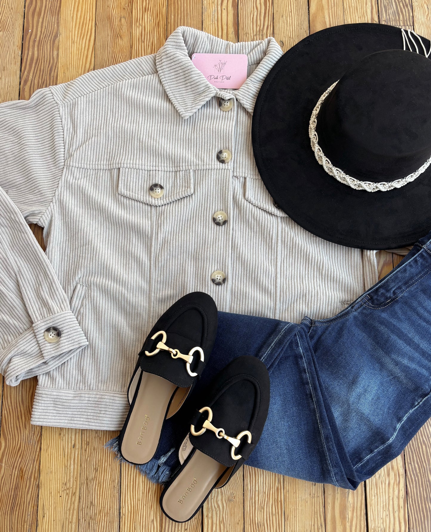 Melissa Corduroy Cream Shacket