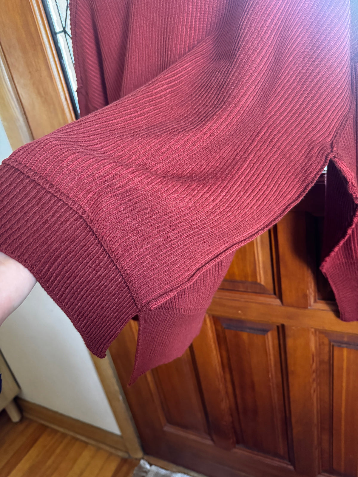 Oak Two Tone Sweater DK Rust