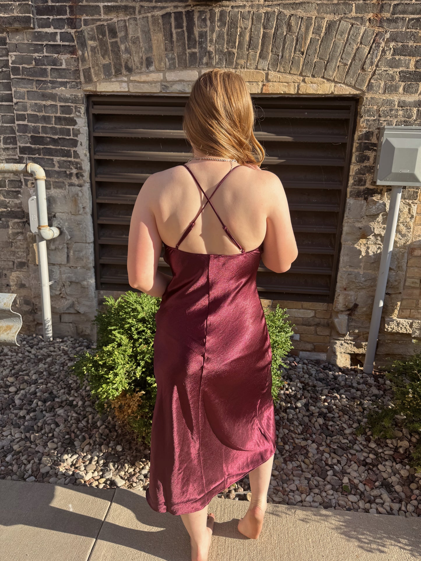 Be The Guest Wine Dress