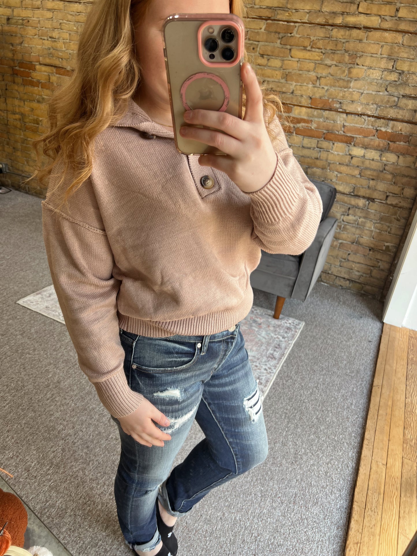 Hanley Sand Pullover