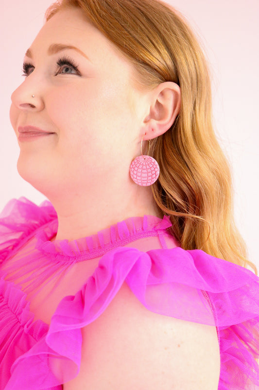 Pink Party Disco Balls