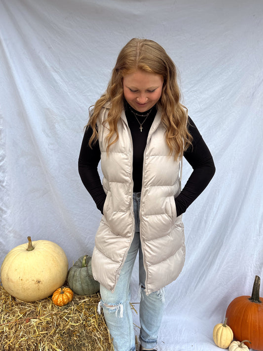 Hooded Puffer Vest