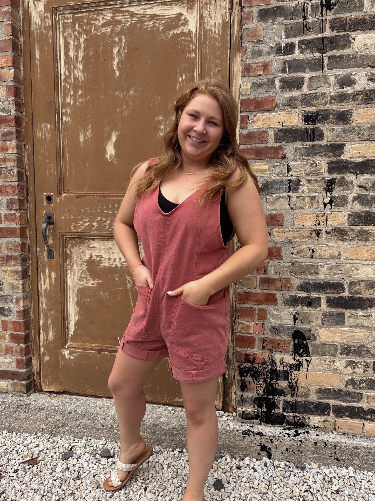 Day Time Denim Romper