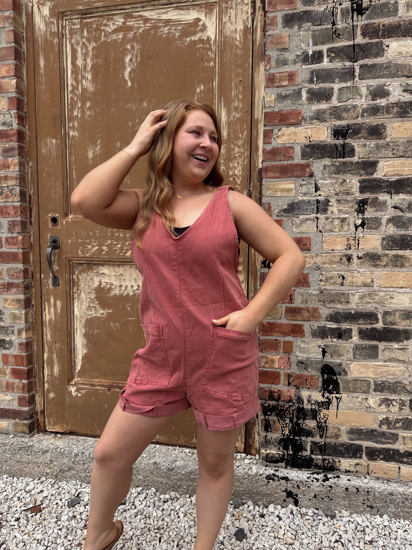 Day Time Denim Romper