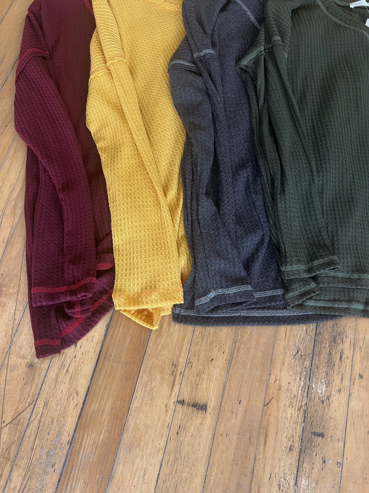 Spring Breeze V-Neck Long Sleeve Top
