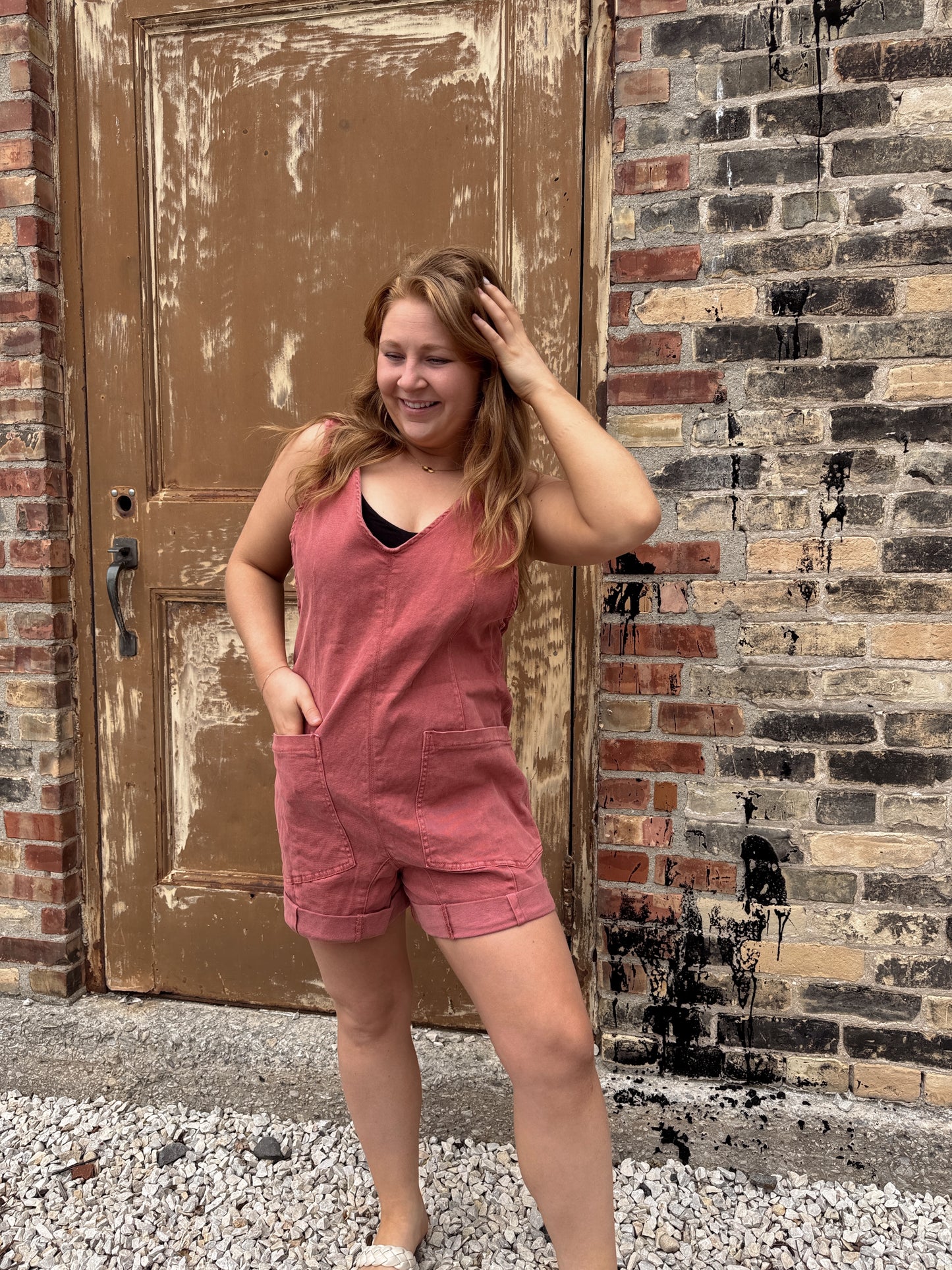 Day Time Denim Romper