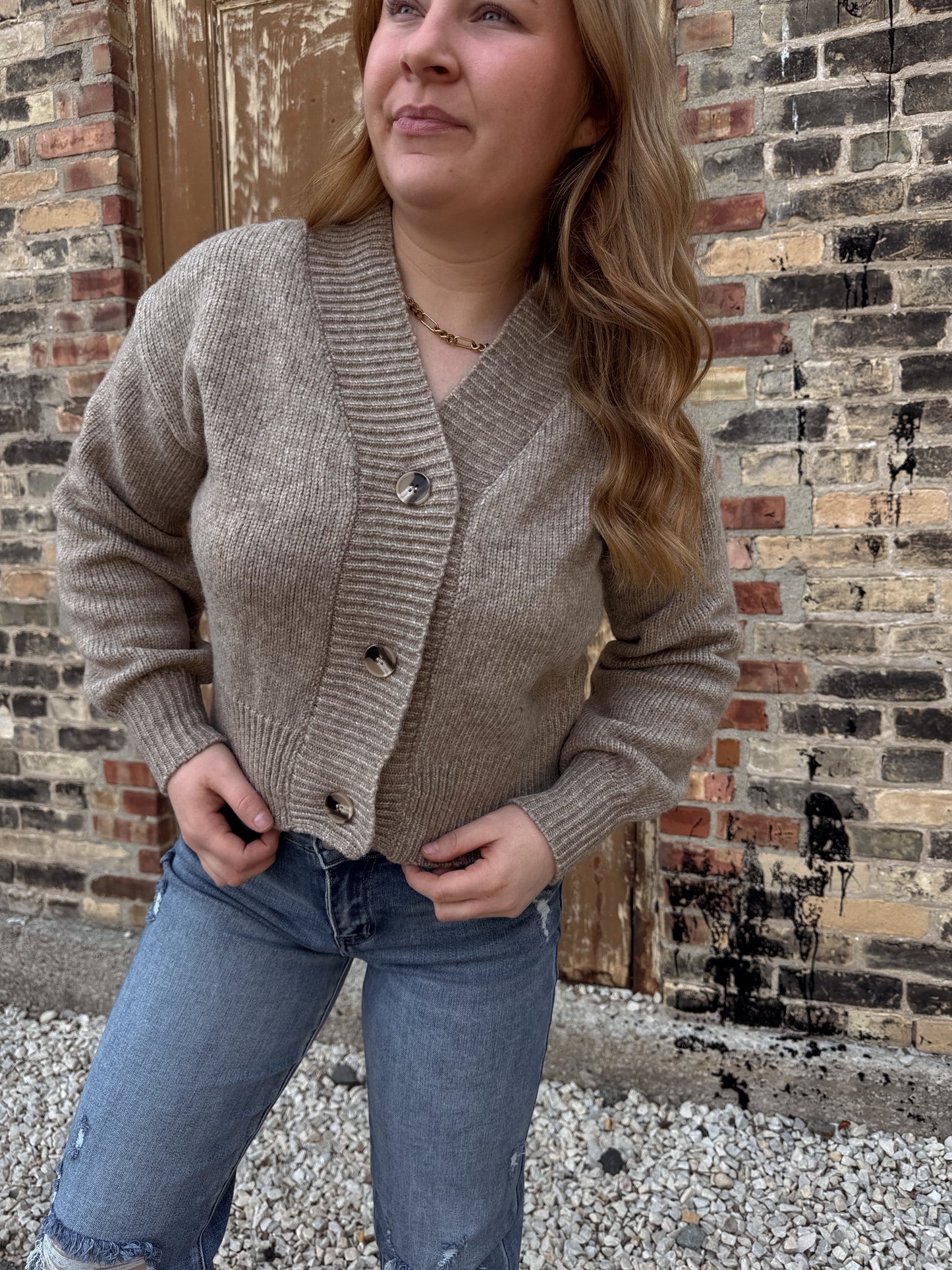 Ella Button Cardigan