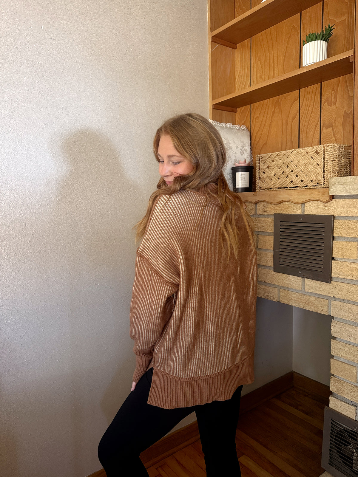 Oak Two Tone Sweater