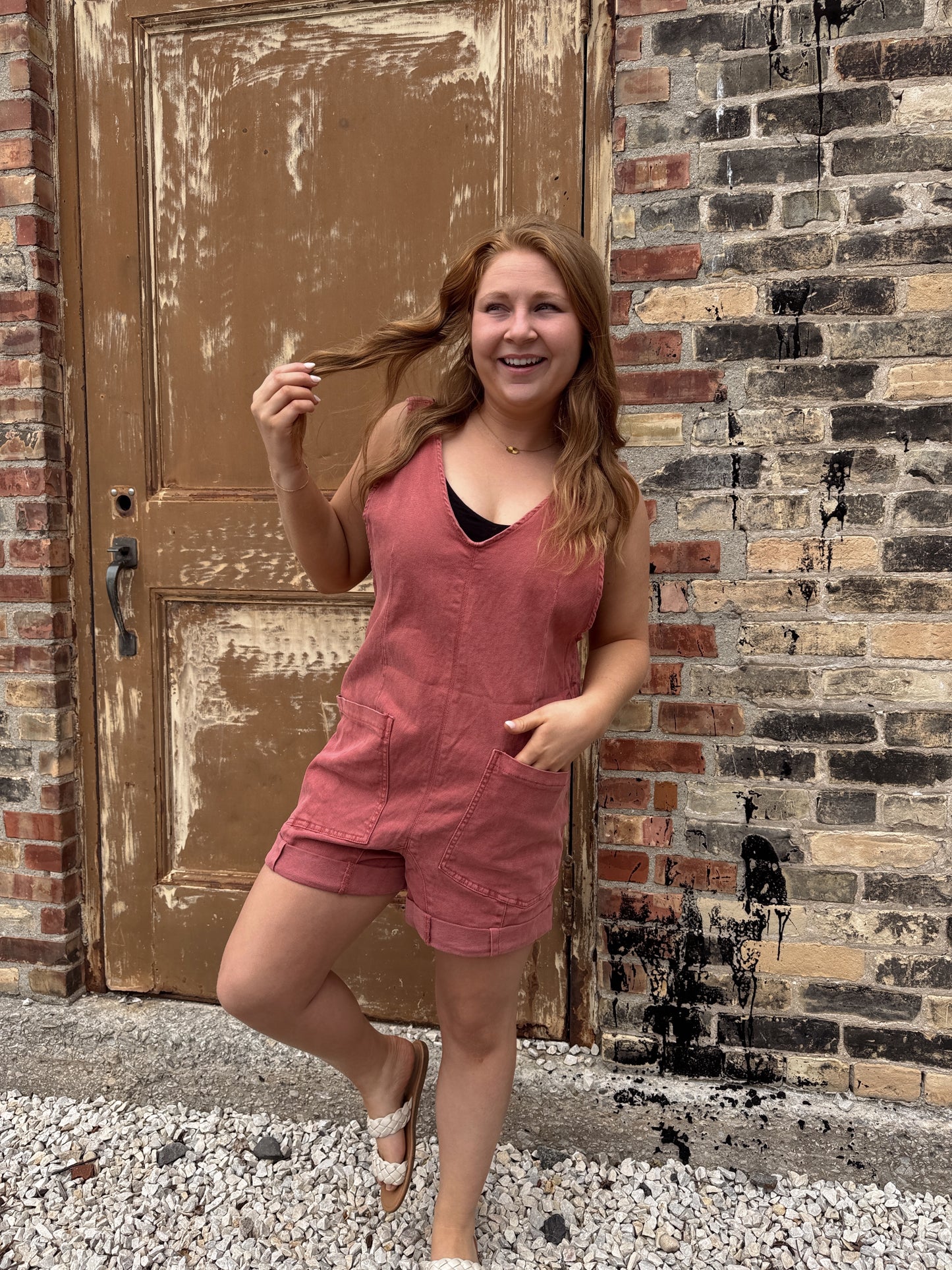 Day Time Denim Romper