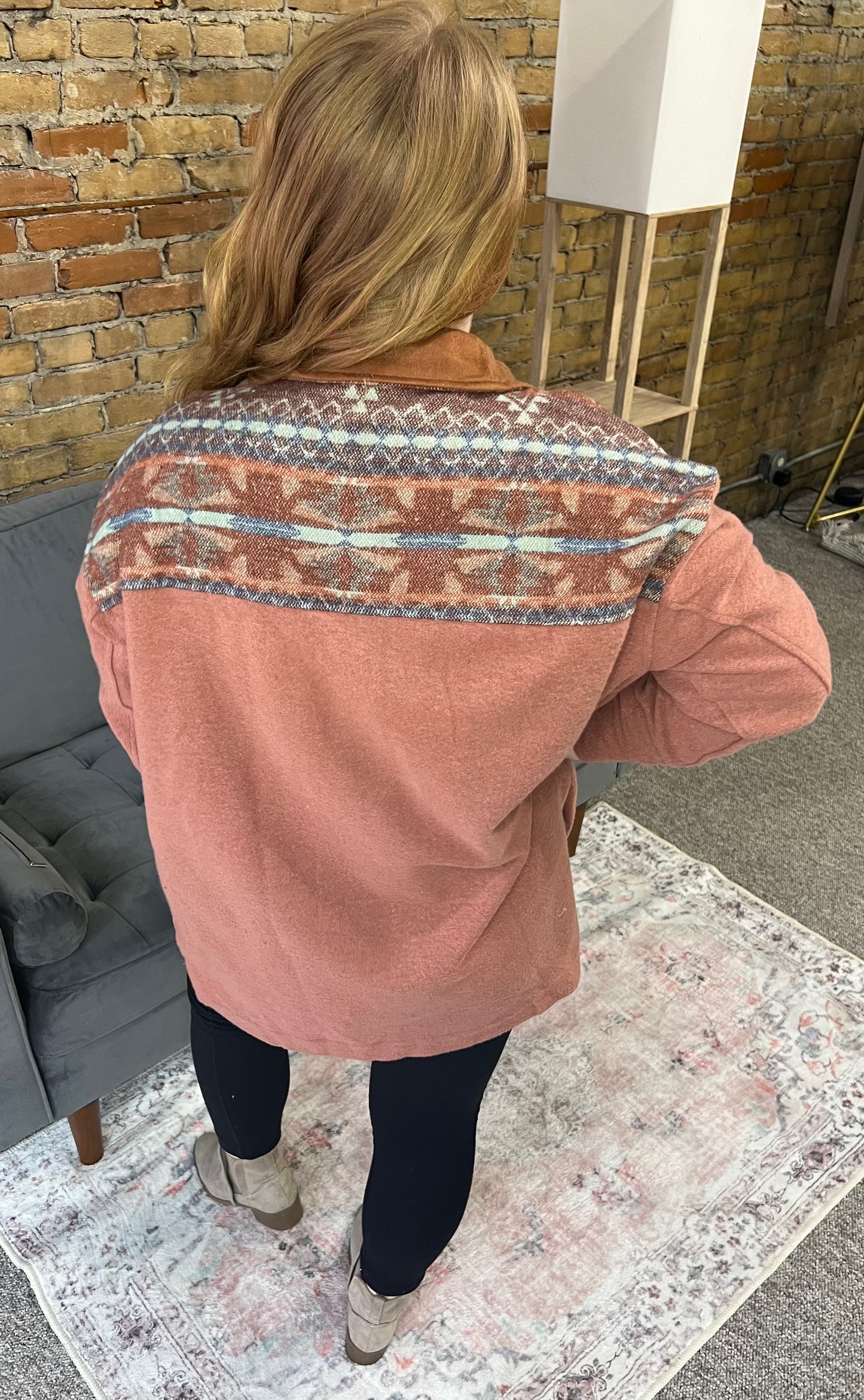 Claire Aztec Light Shacket