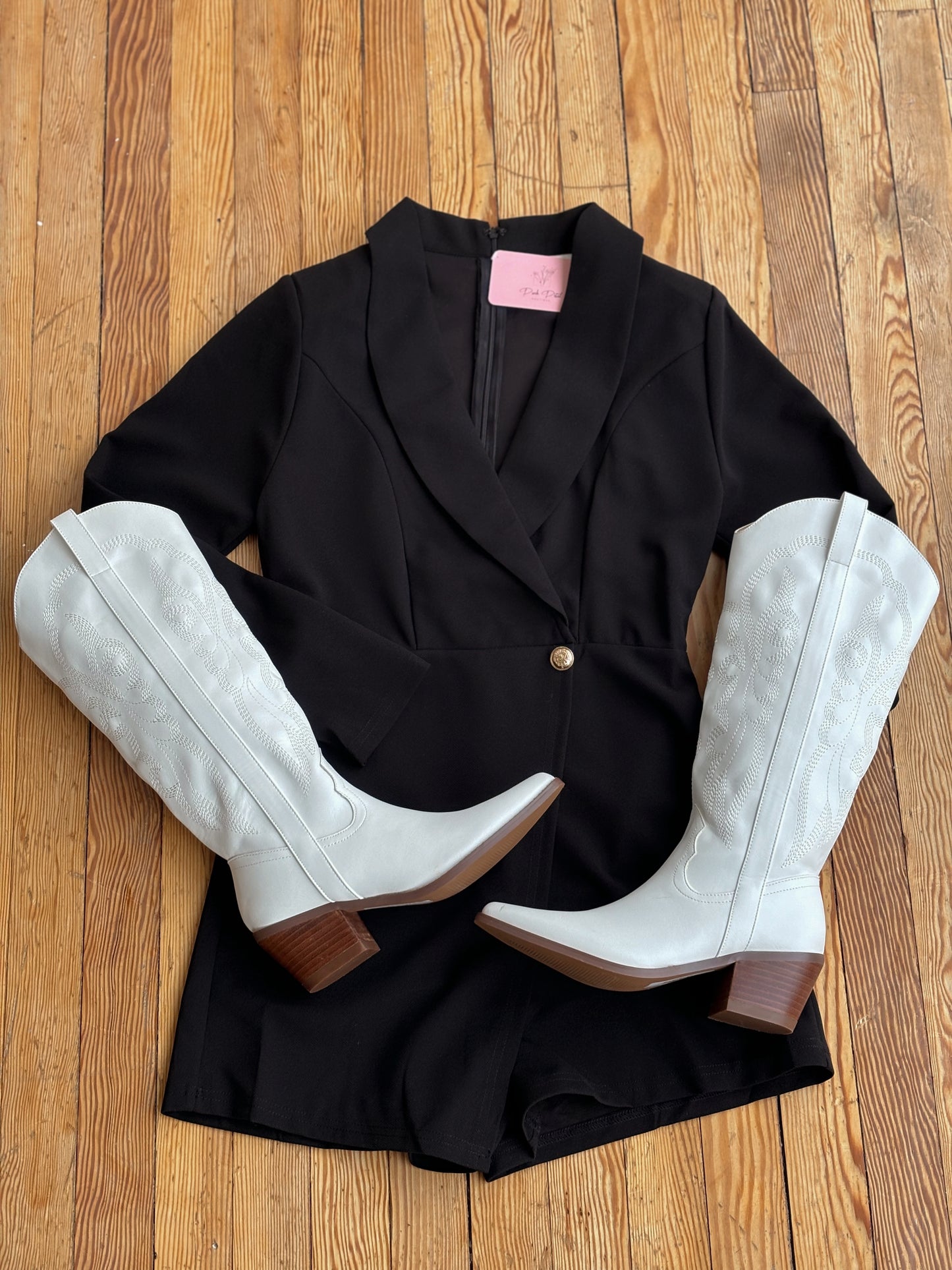 Holiday Blazer Romper