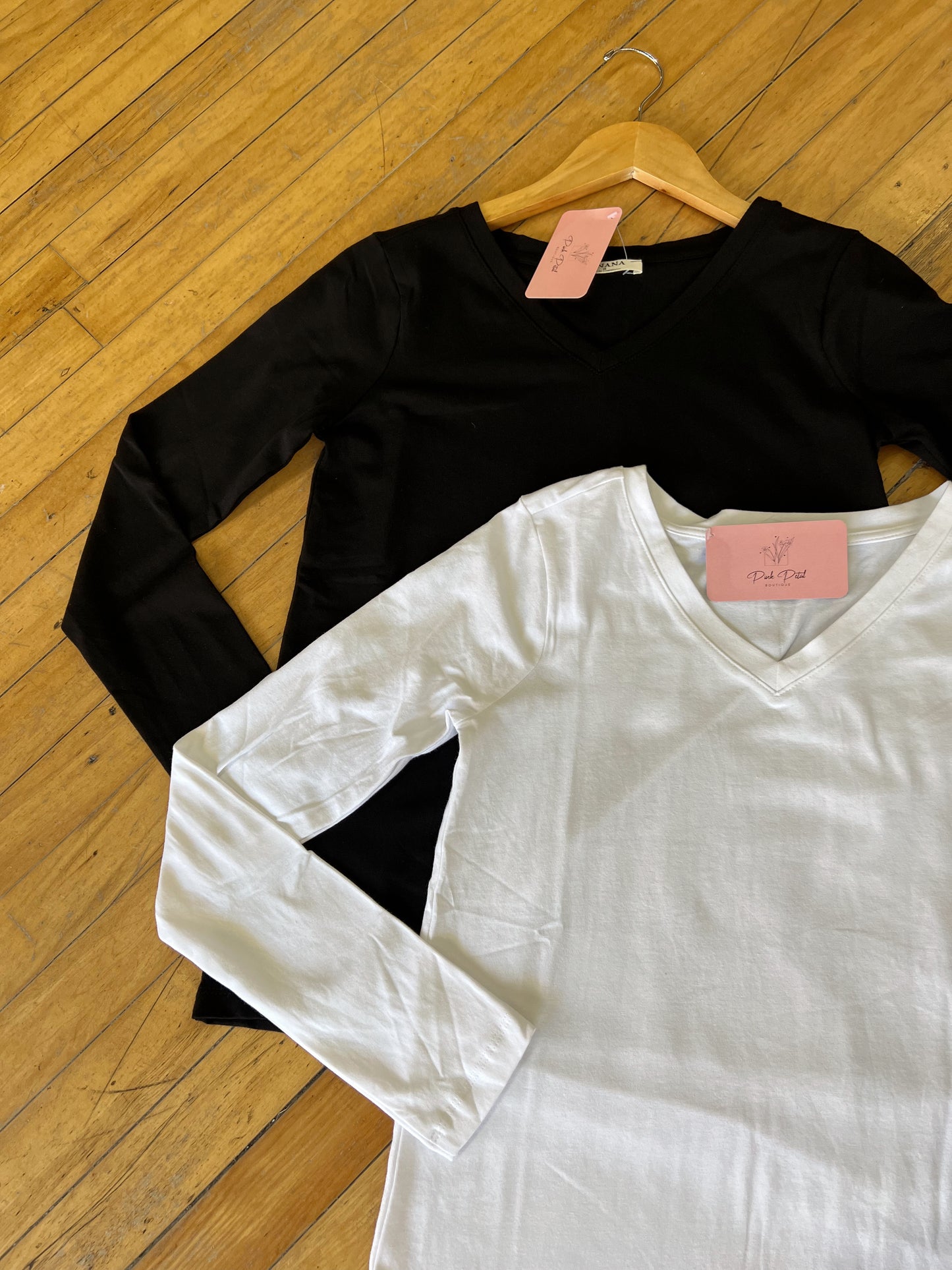 The Basic V-Neck Long Sleeve