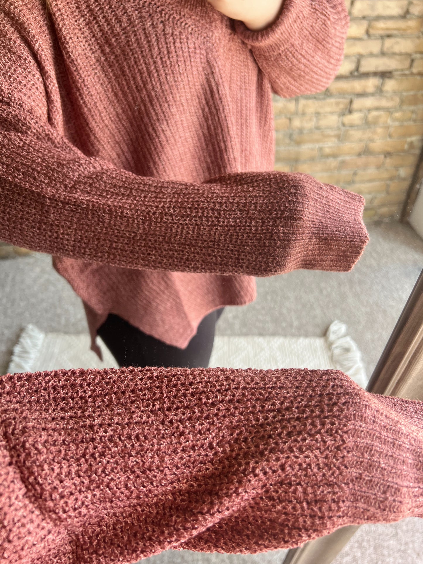 Heather V-Neck Sweater