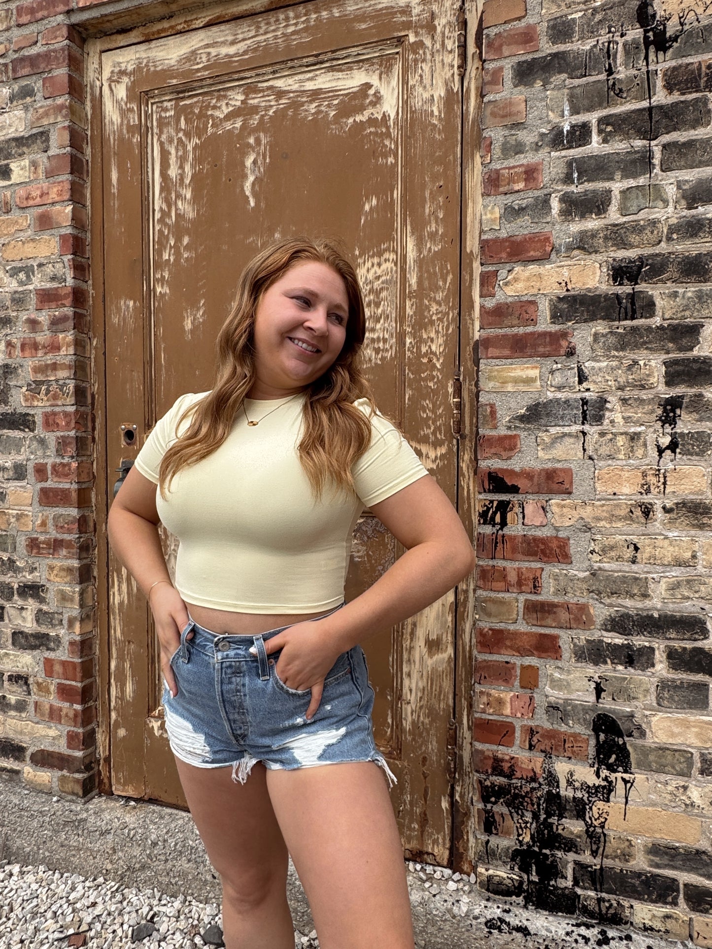 Butter Yellow Top