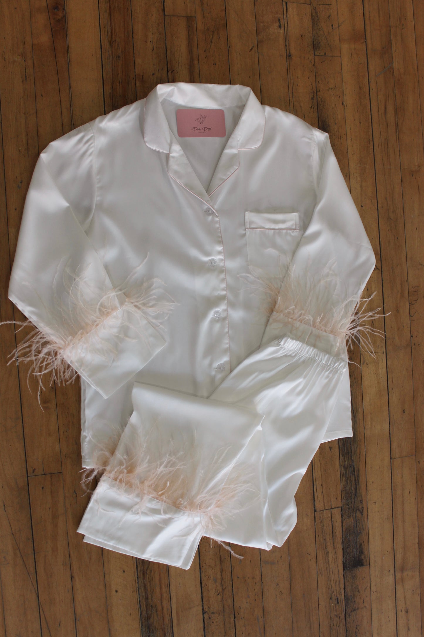 Feather Pajama Set
