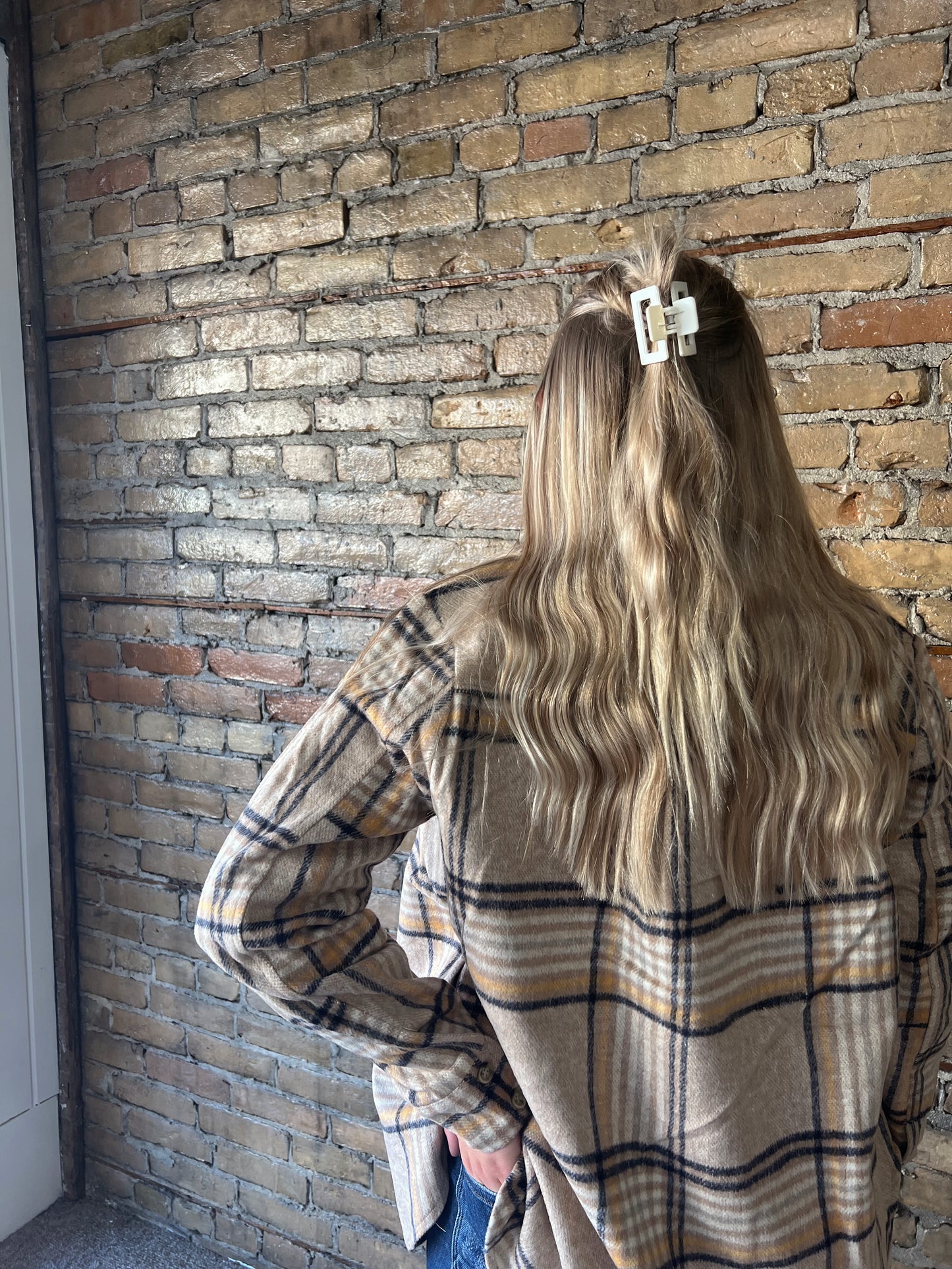 Savanna Tan Plaid Shacket