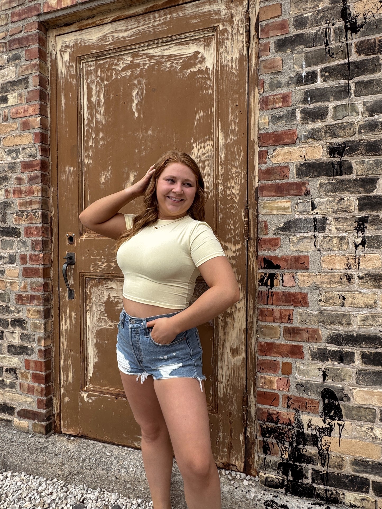 Butter Yellow Top