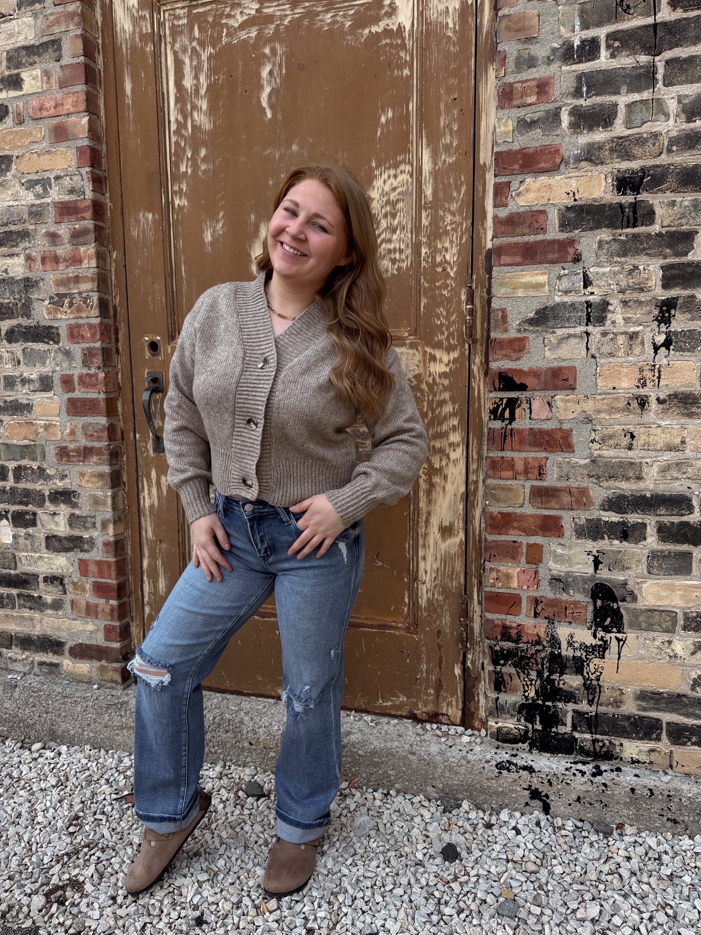 Ella Button Cardigan