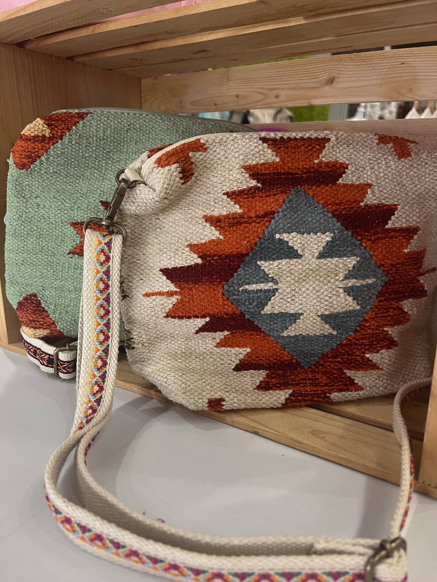 Multi Colored Crossbody Purse