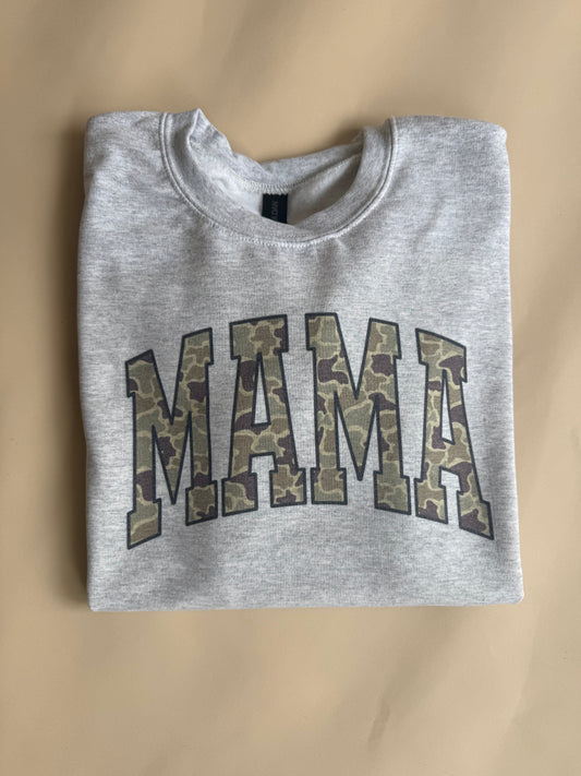 Camo Mama Crewneck