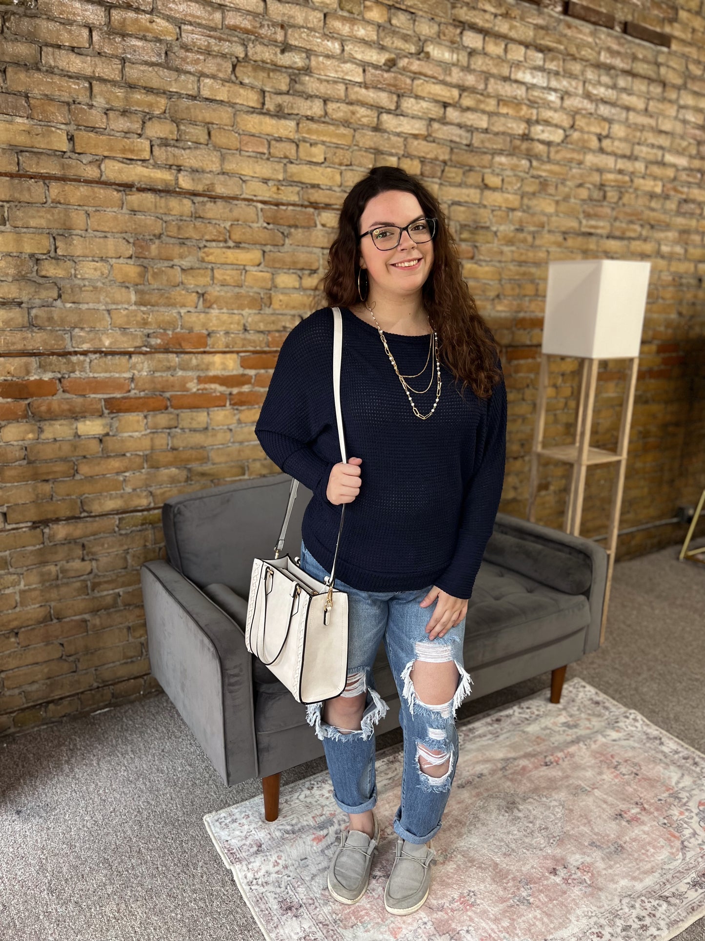 Heather Baggy Sweater
