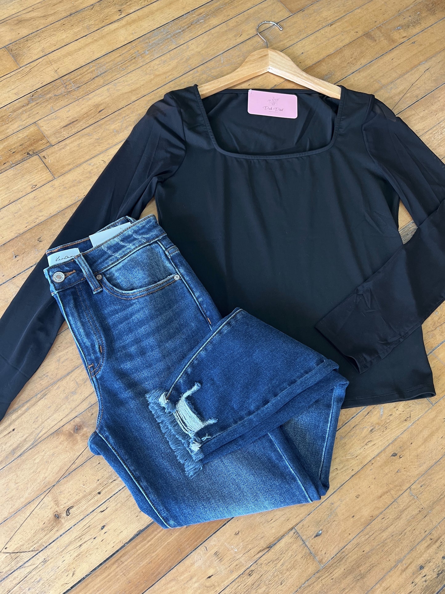 Sydney Mesh Sleeve Top