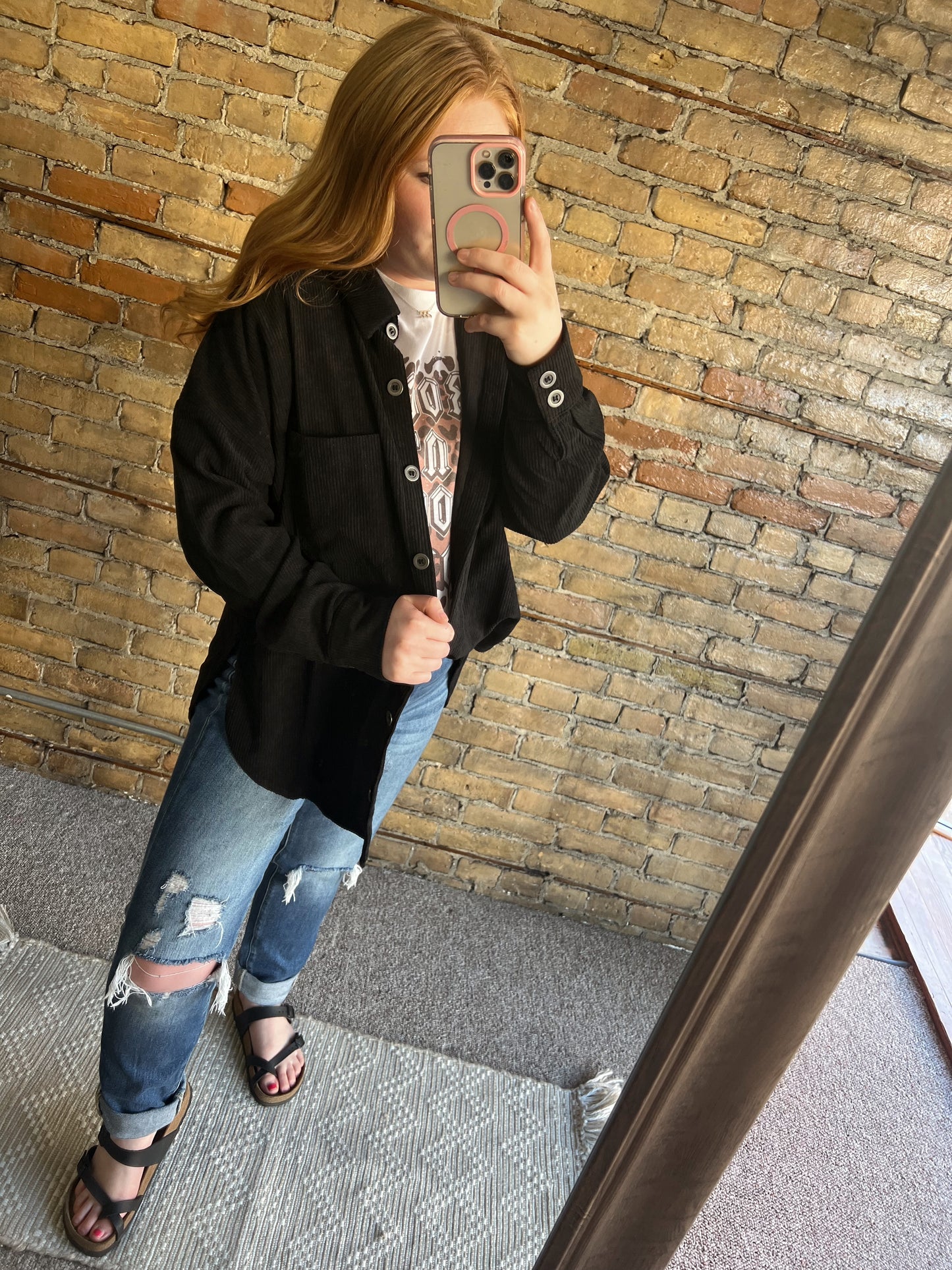 Oversized Corduroy Shacket