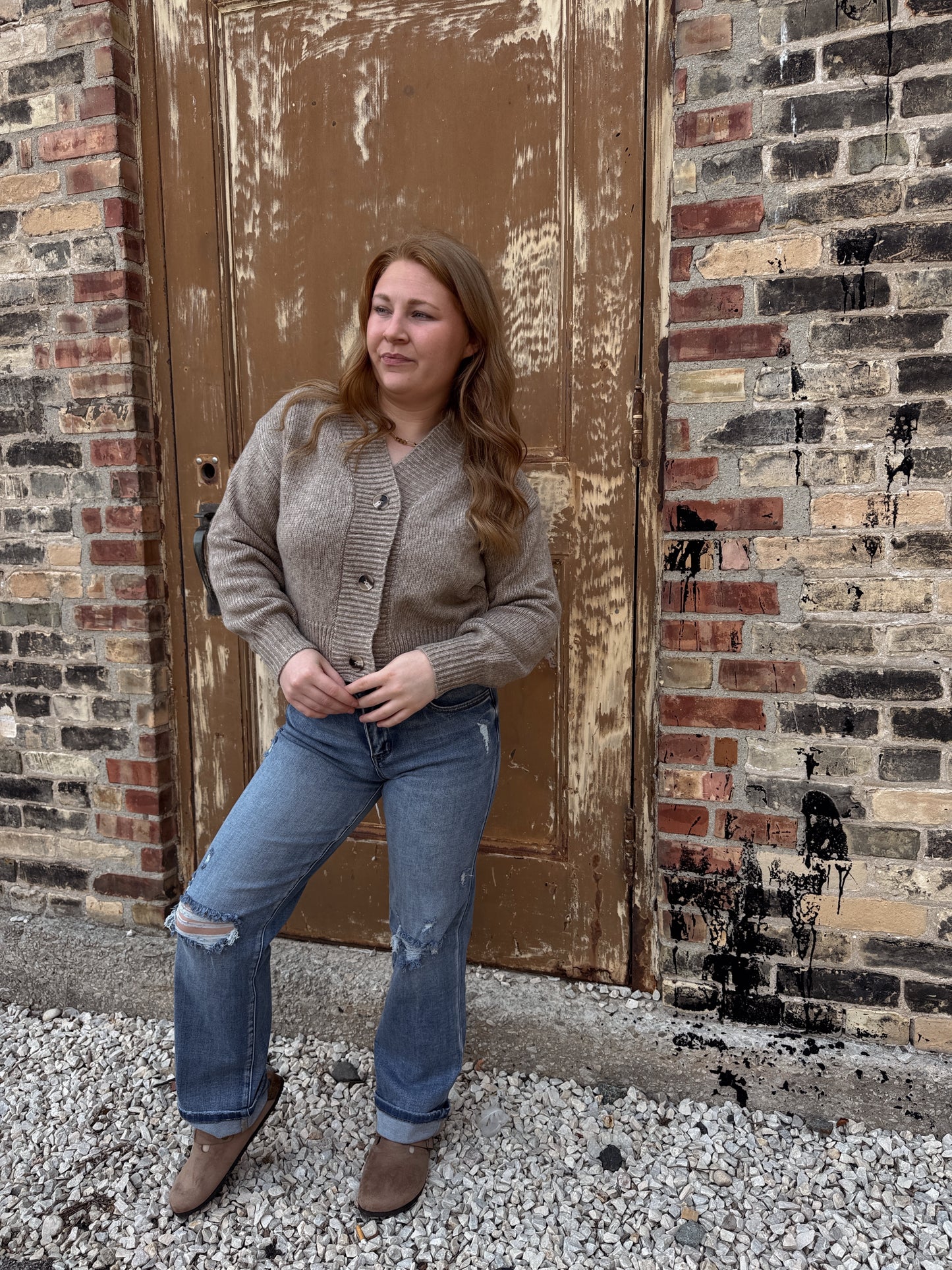 Ella Button Cardigan
