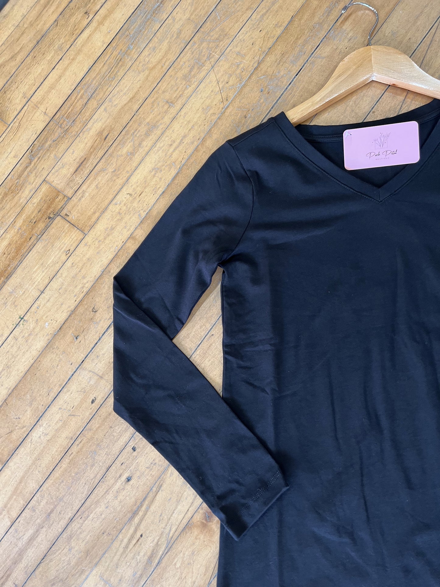 The Basic V-Neck Long Sleeve