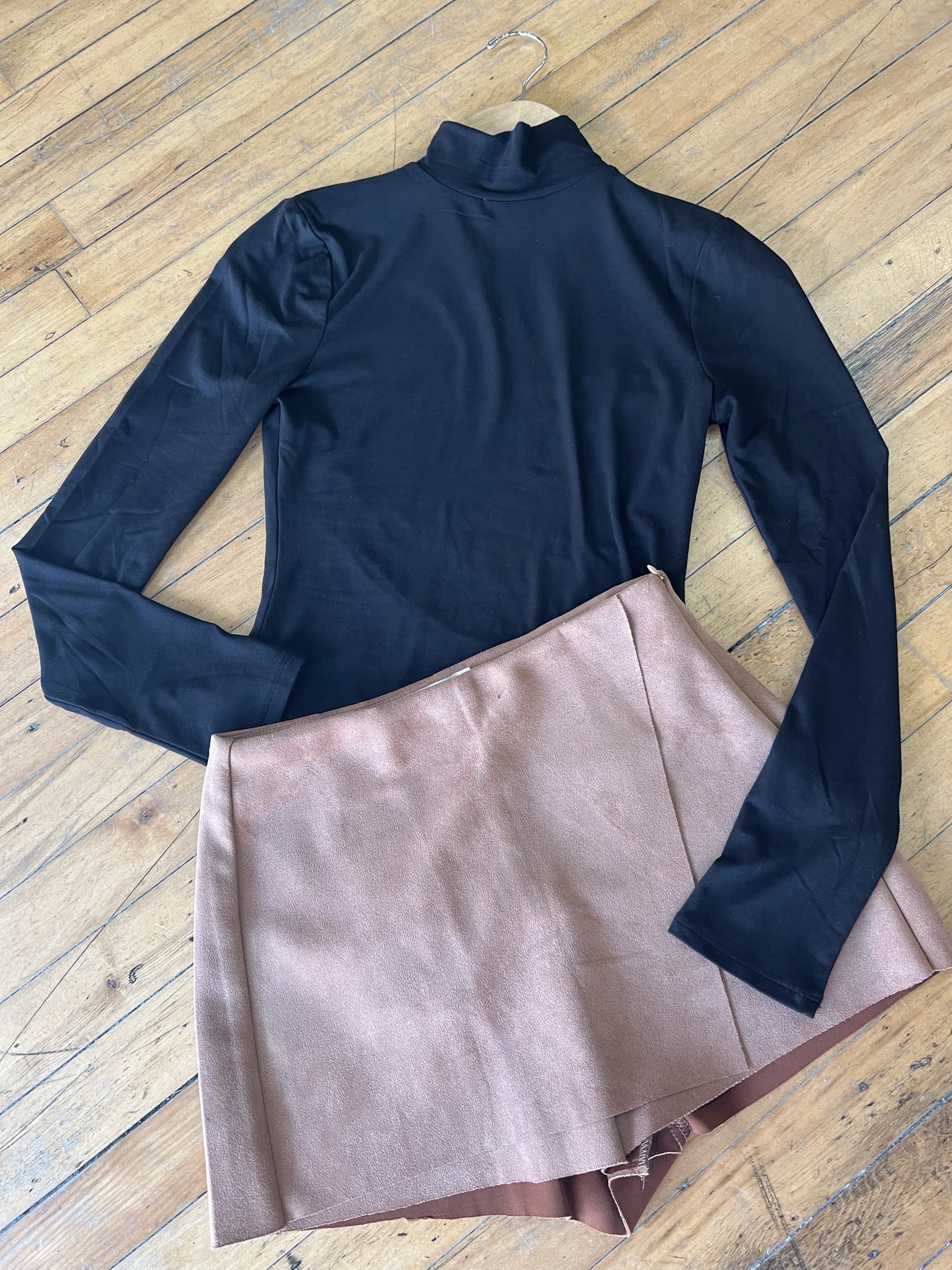 Mock Neck Long Sleeve Bodysuit