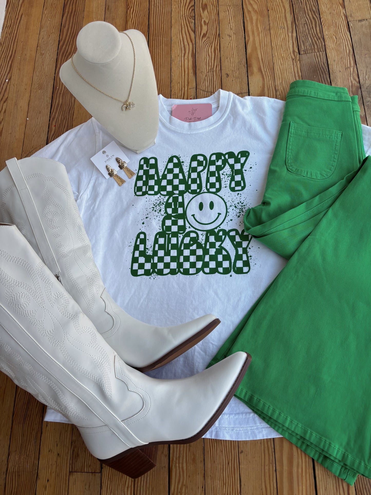 Happy Go Lucky Graphic Tee