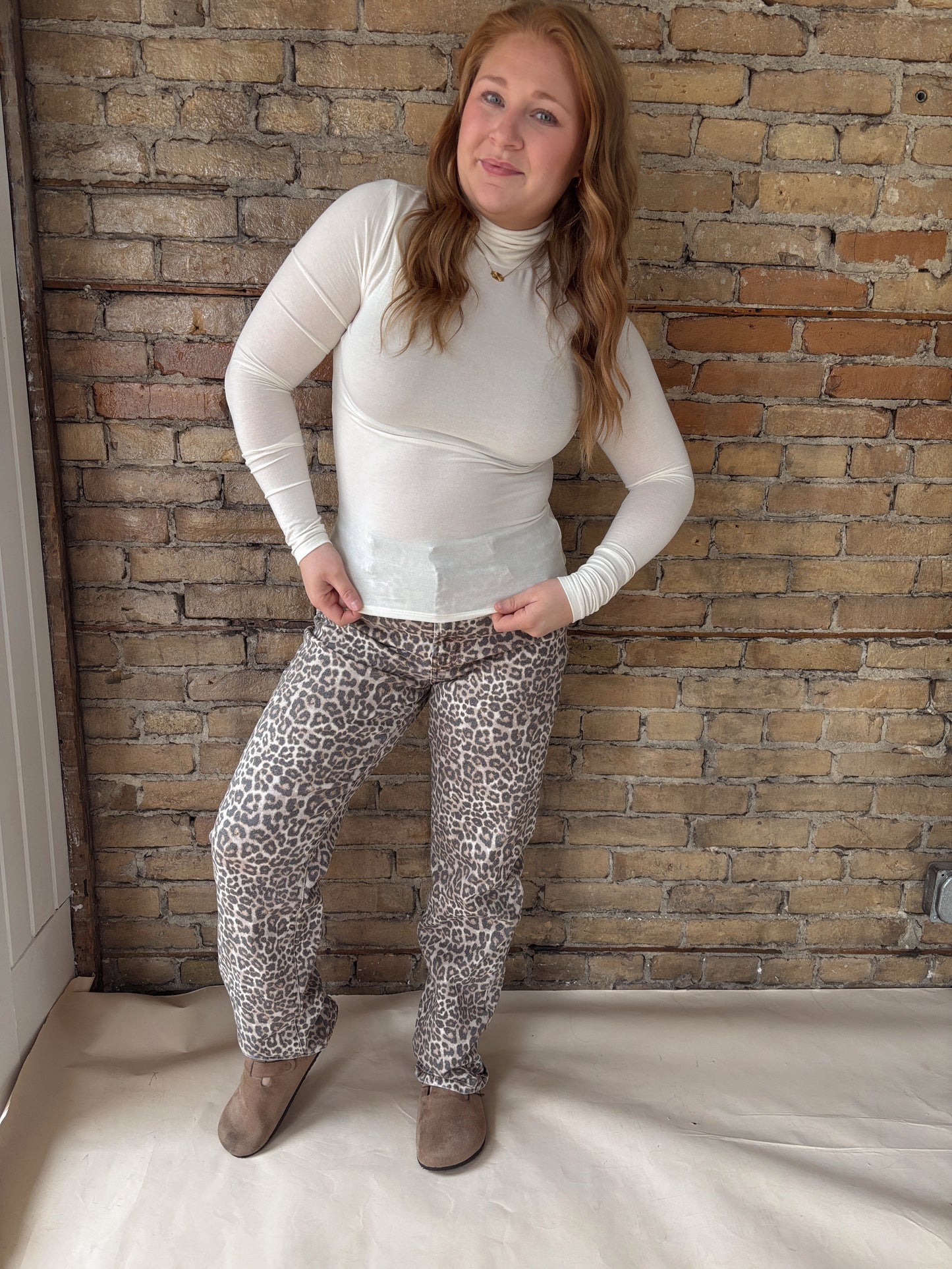 Long Sleeve Turtleneck Top