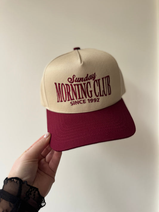 Sunday Morning Club Hat