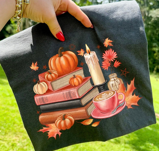 Fall Bookish Graphic Tee