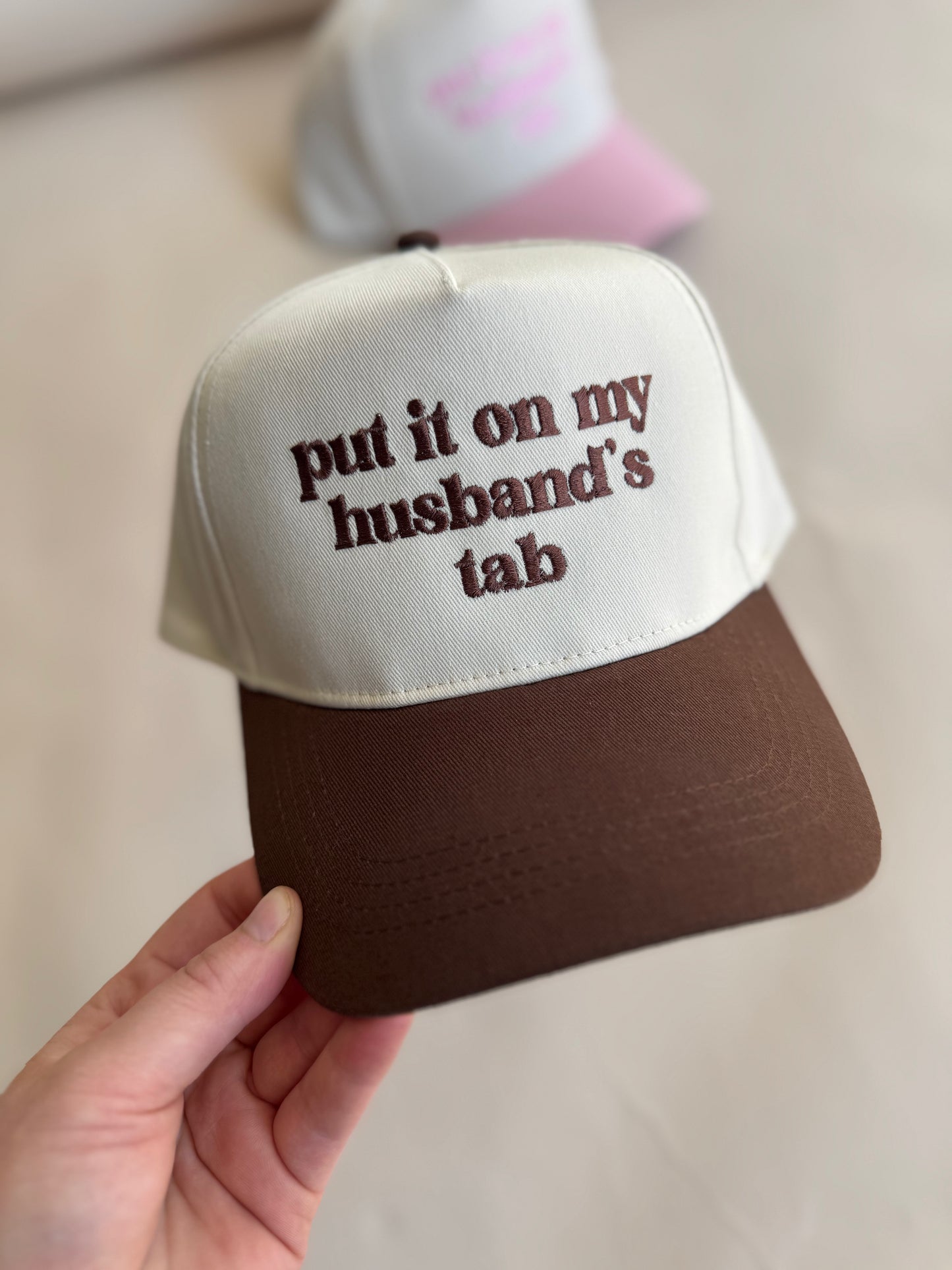 Husbands Tab Trucker Hat