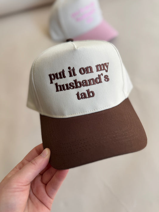 Husbands Tab Trucker Hat