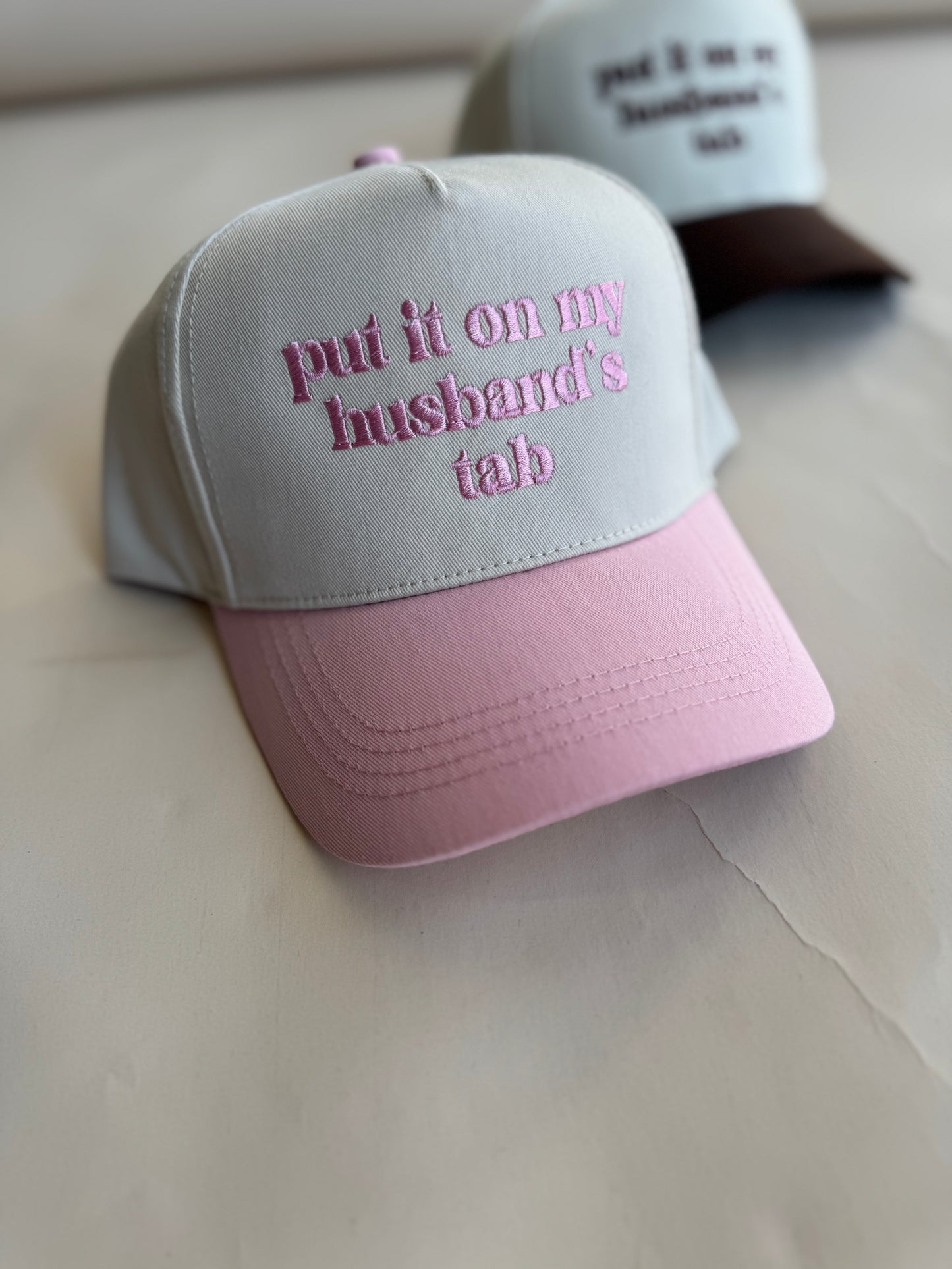 Husbands Tab Trucker Hat