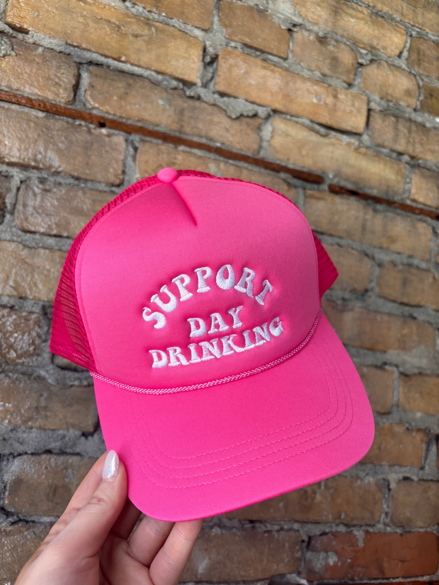 Support Day Drinking Trucker Hat