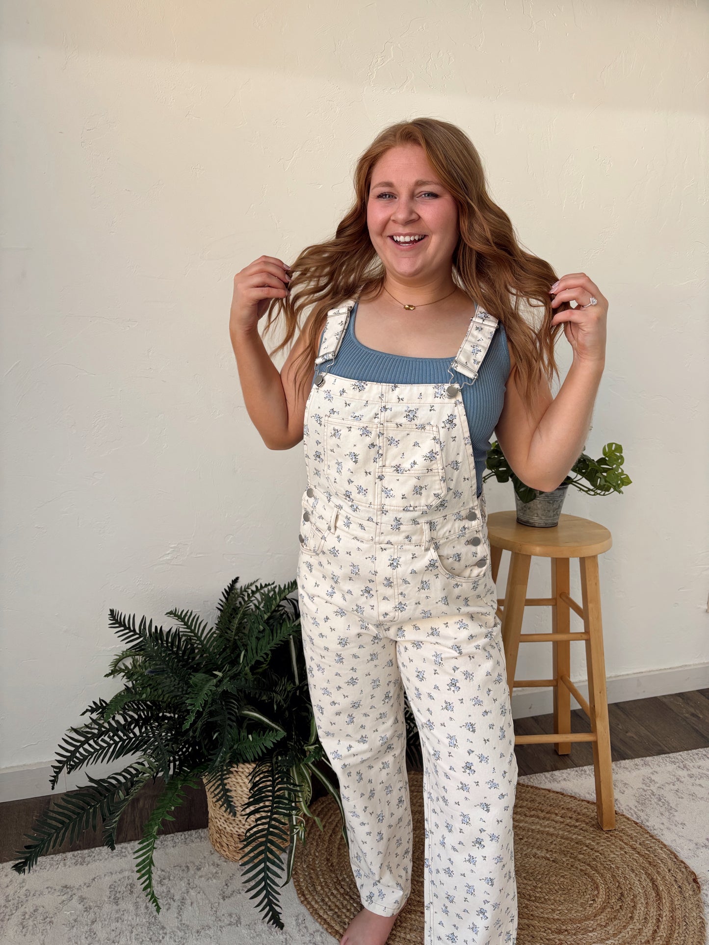 Ribbed Ruffle Tank Top