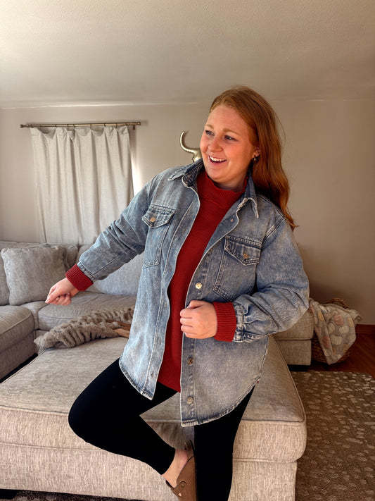 Denim Button up Jacket