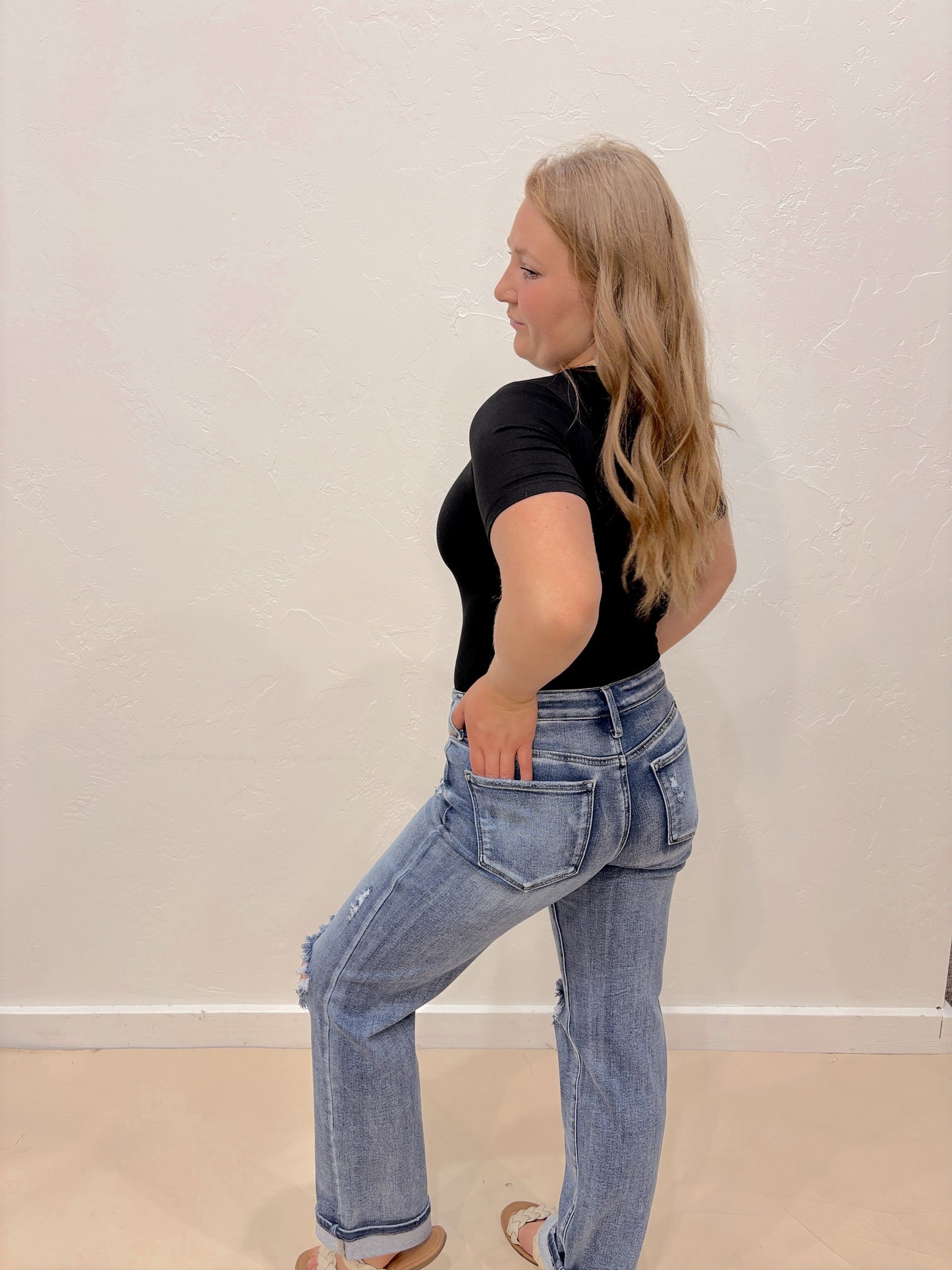 True Straight Jeans