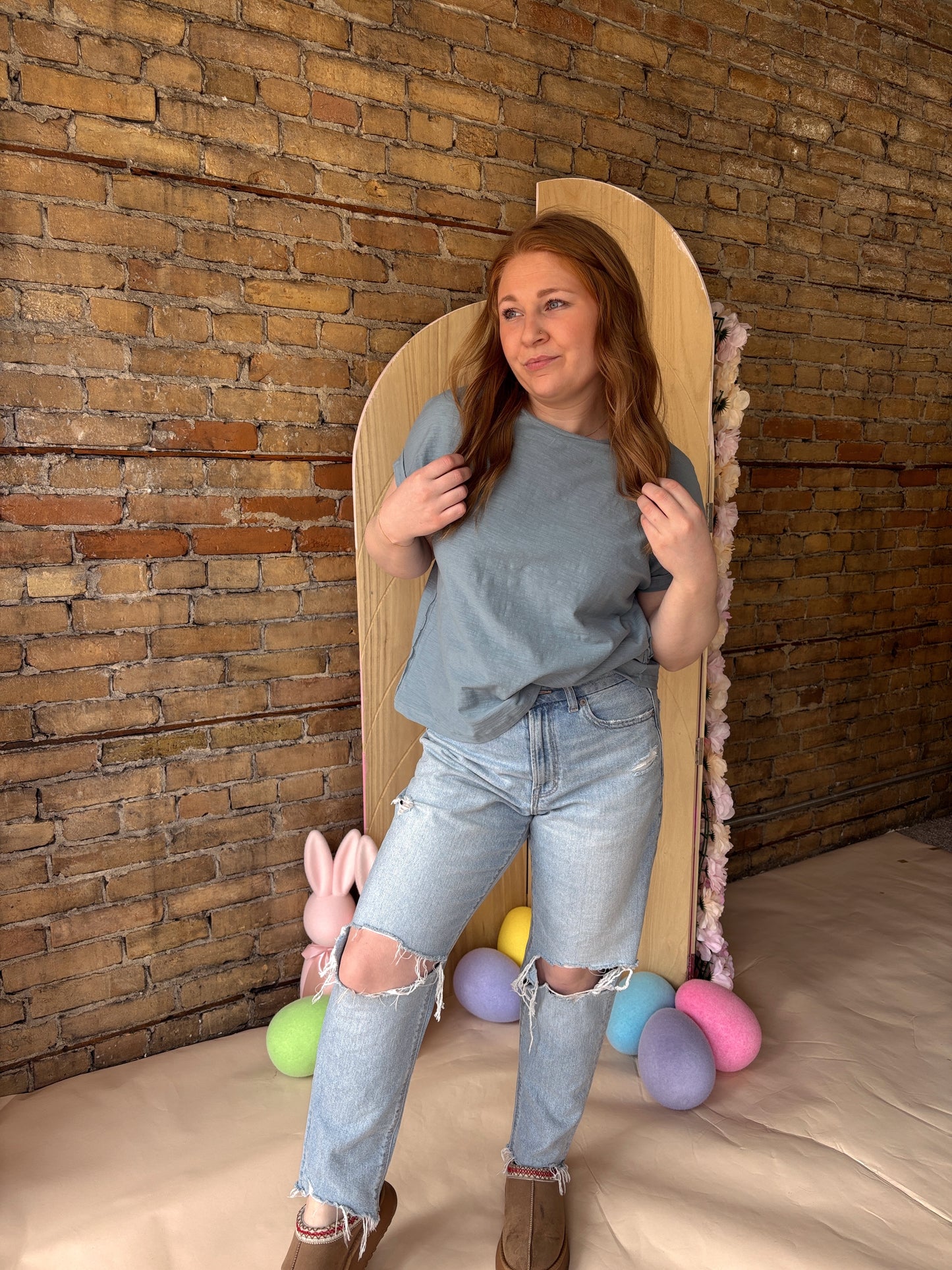 Round Neck Basic Short Sleeve