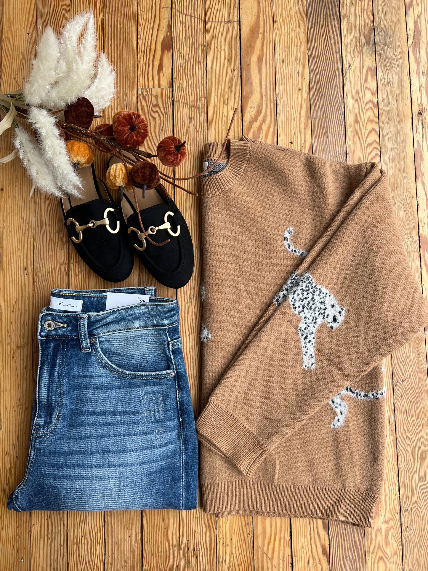 Leopard Knit Sweater