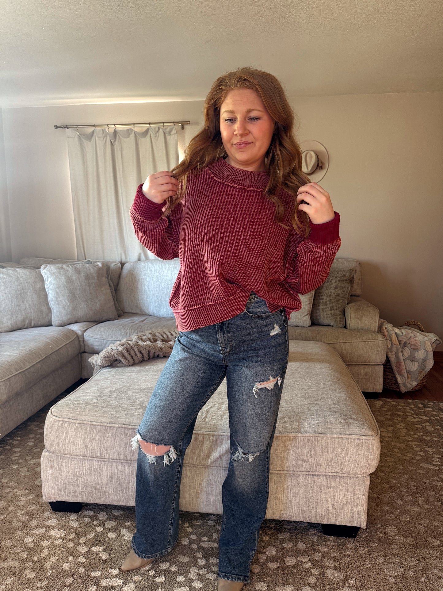 High Rise Dad Jeans