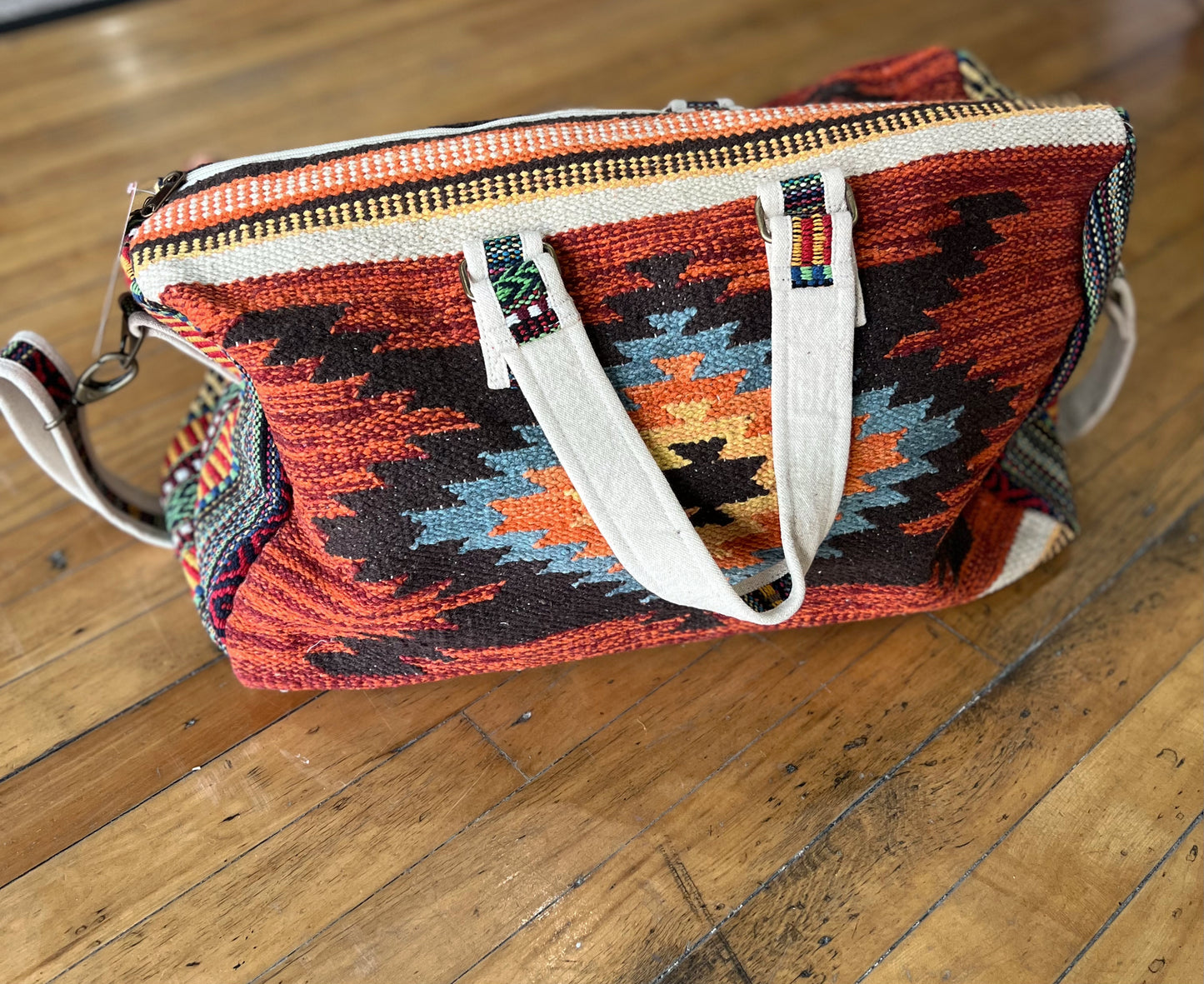Rust Aztec Duffel
