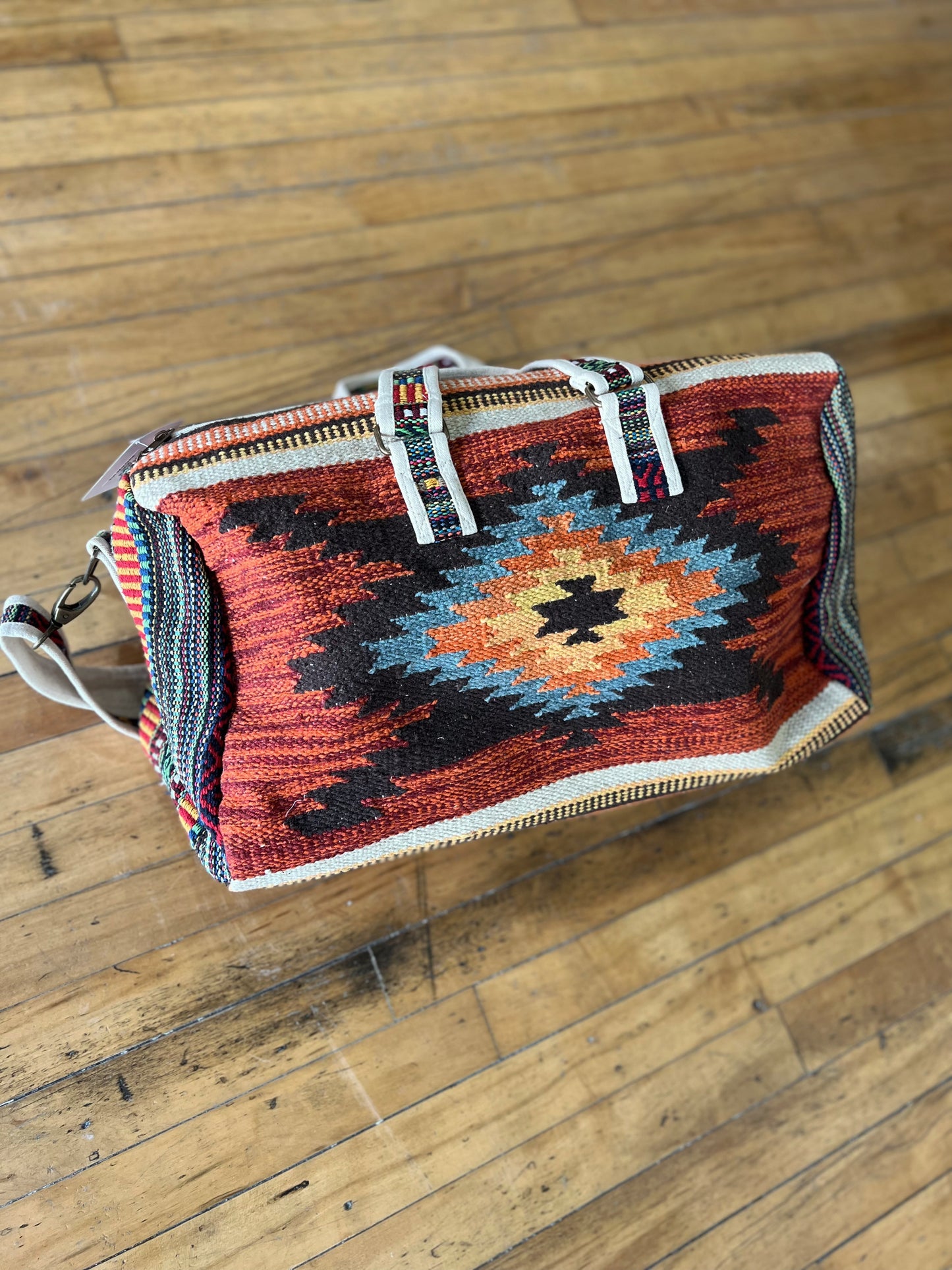 Rust Aztec Duffel