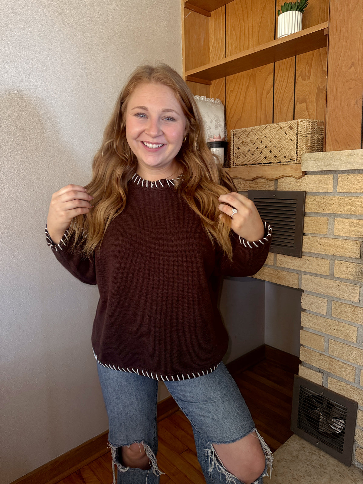 Ashley Stitch Detail Sweater