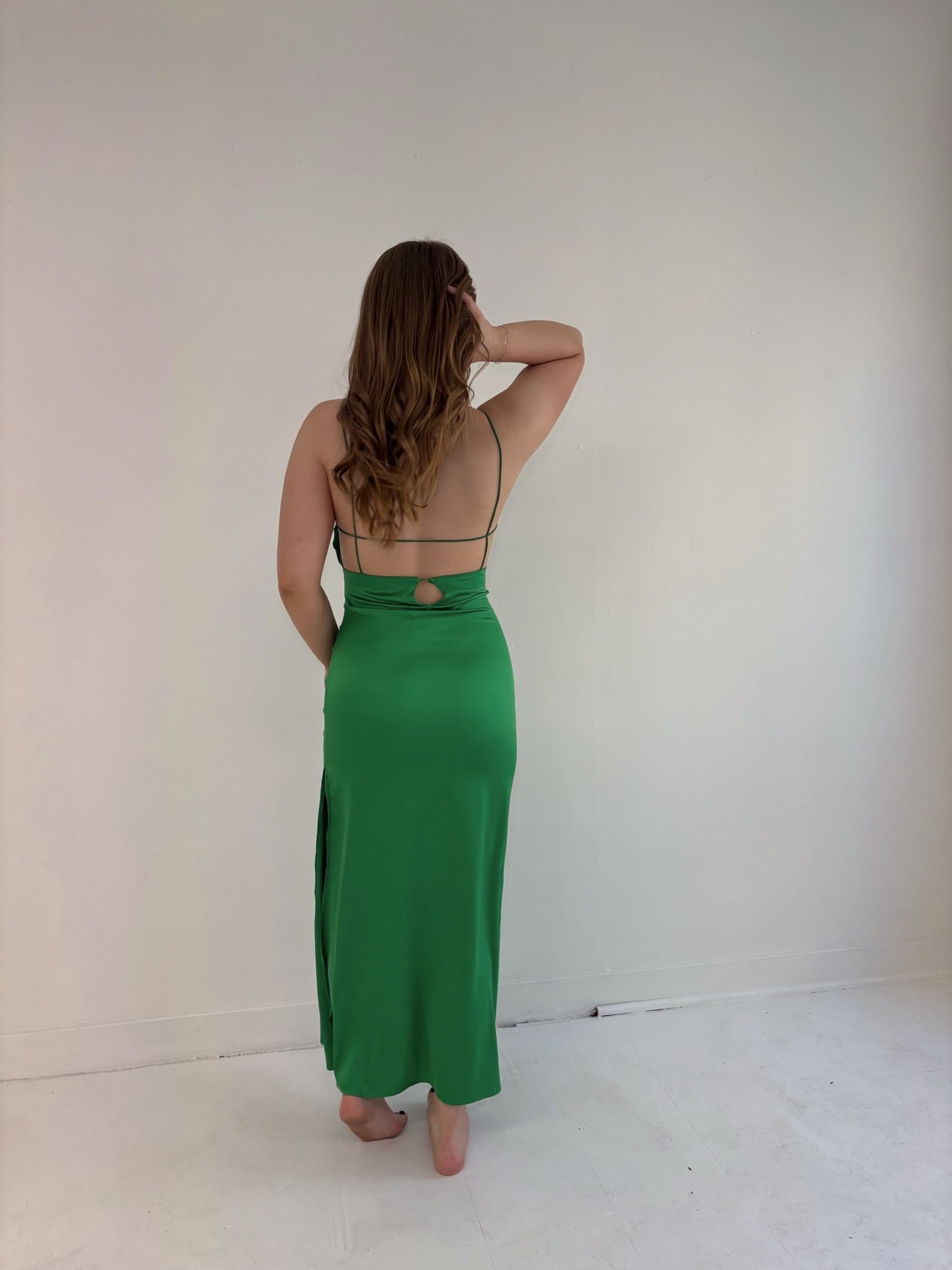 Green Slip Maxi Dress Pink Petal Boutique Green Slip Maxi Dress Pink Petal Boutique
