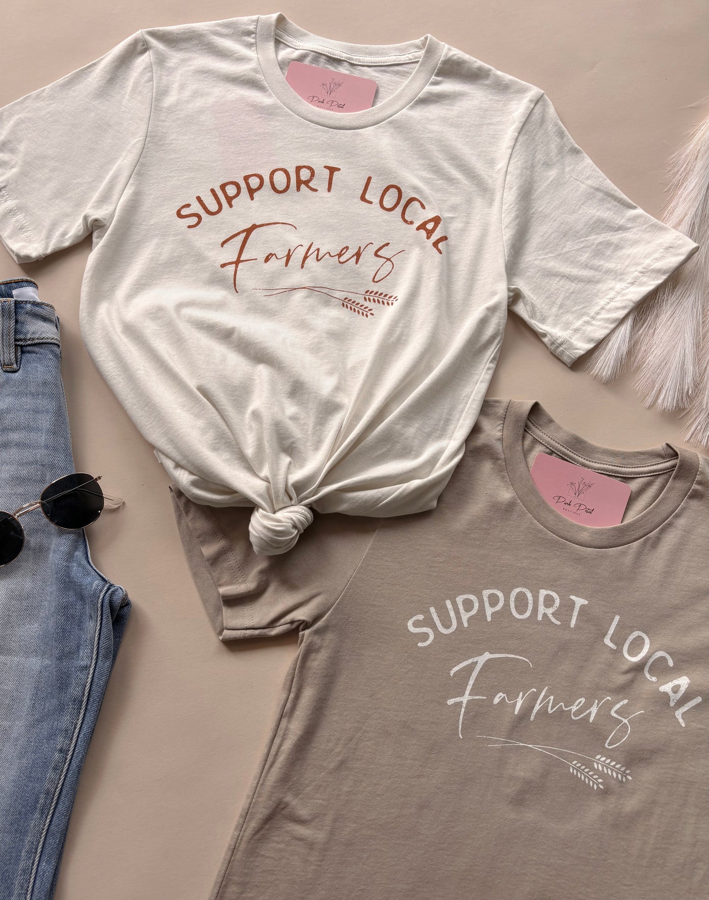 Support Local Farmers Graphic Tee