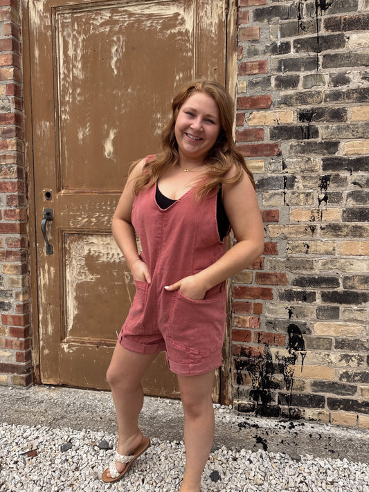 Day Time Denim Romper